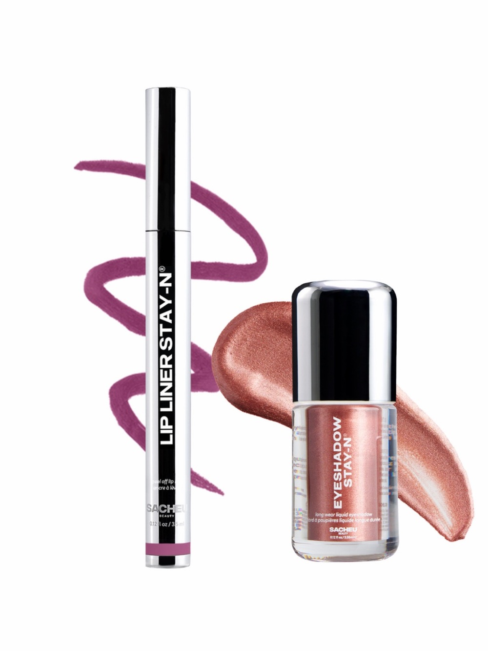 NIB SACHEU Bundle | Lip Liner STAY-N + Eyeshadow STAY-N - Full size